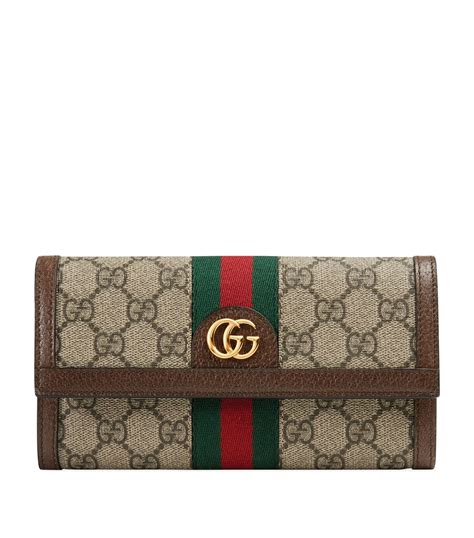 gucci pattern wallet|Gucci wallet ophidia.